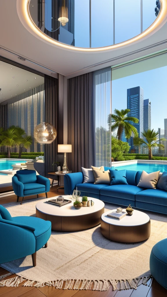 modern residential living room renderings,  Professional Rendering, Wide-angle exterior 2023, 非常にDetailed rendering, High quality rendering, Realistic rendering, architectural rendering, High quality rendering, Detailed rendering, hyper-Realistic rendering, hyper - Realistic rendering, Highly realistic 3D rendering, High Quality Rendering, Realistic renderinging, very Realistic rendering