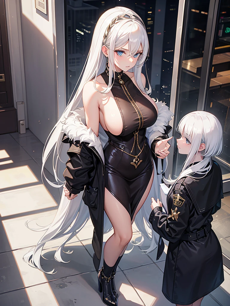 platinum hair milf goddess of judgment
