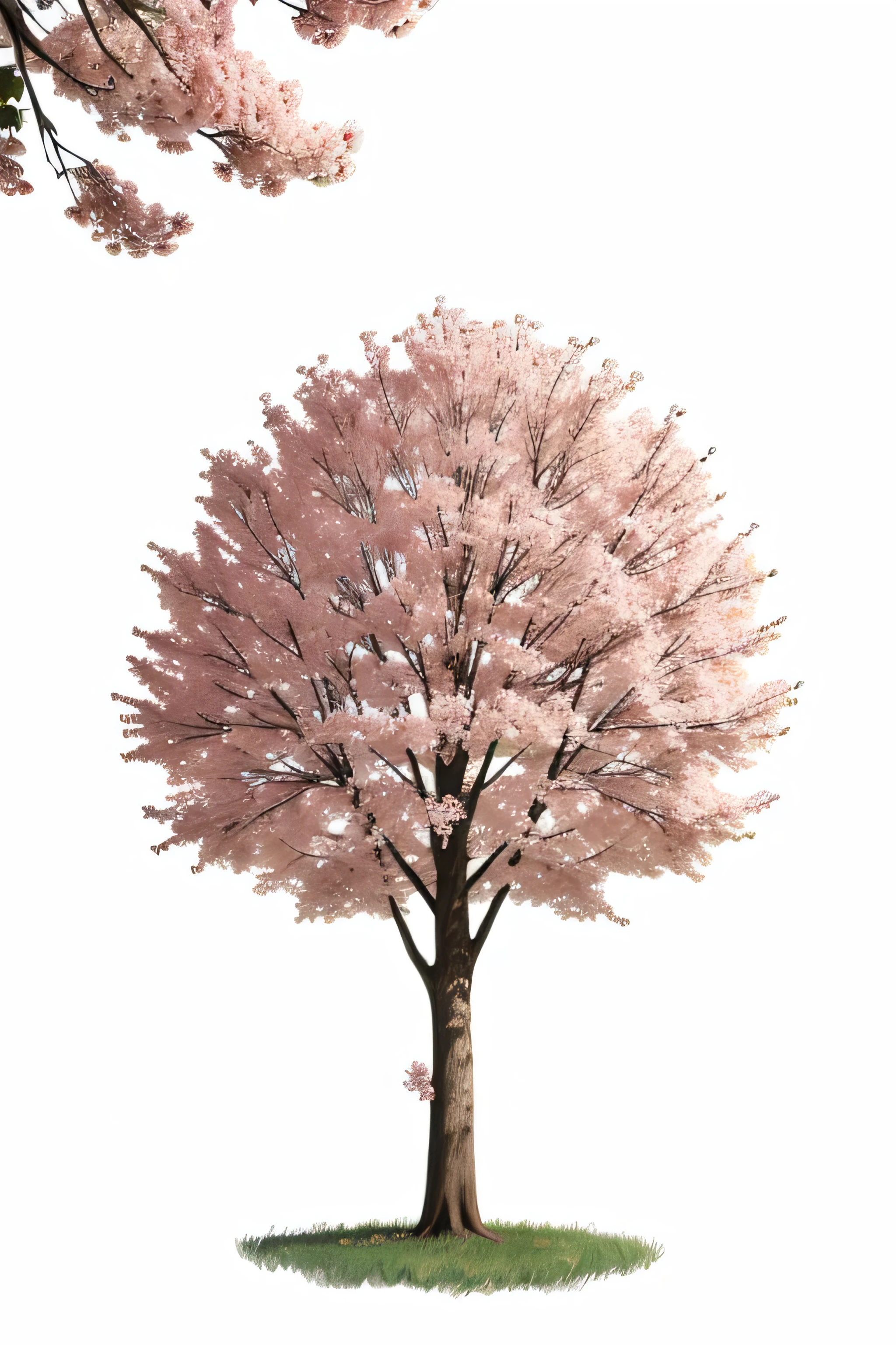 Beautiful flower tree illustration