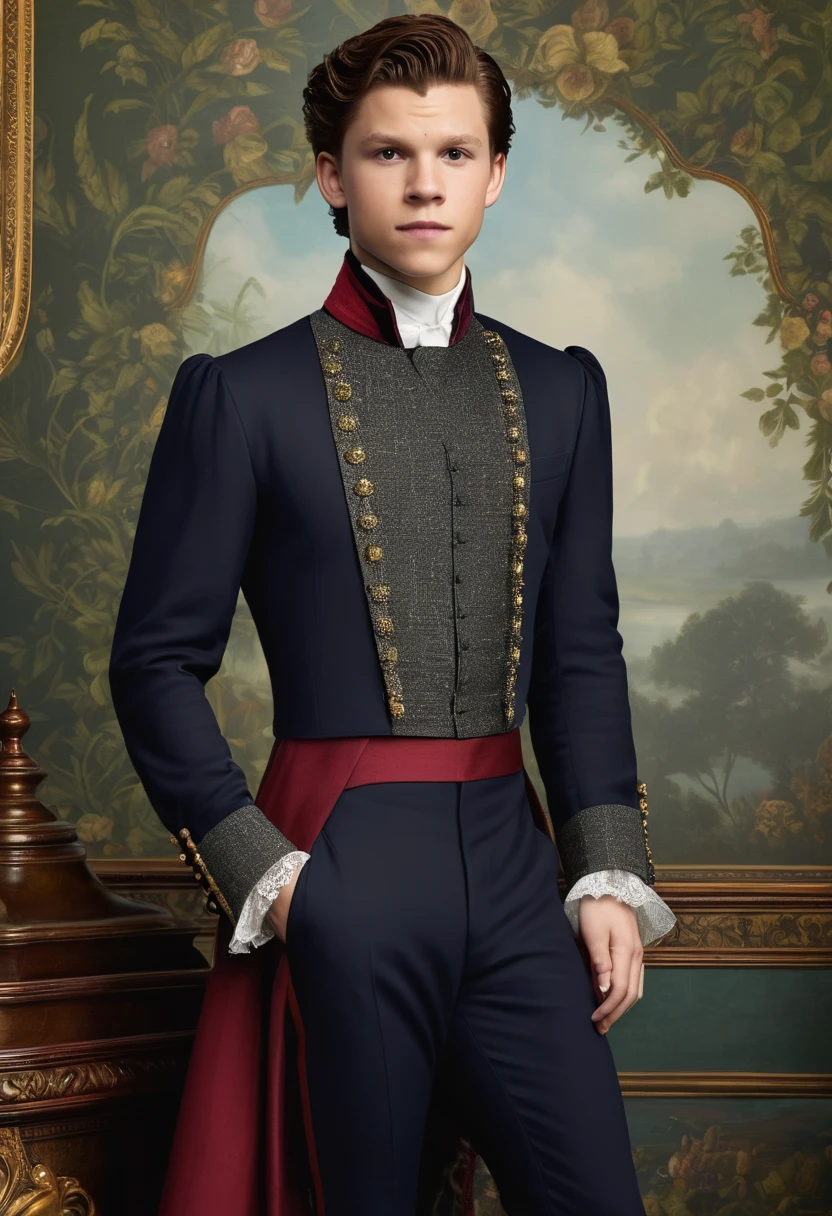 Prince Tom Holland in the Victorian era style