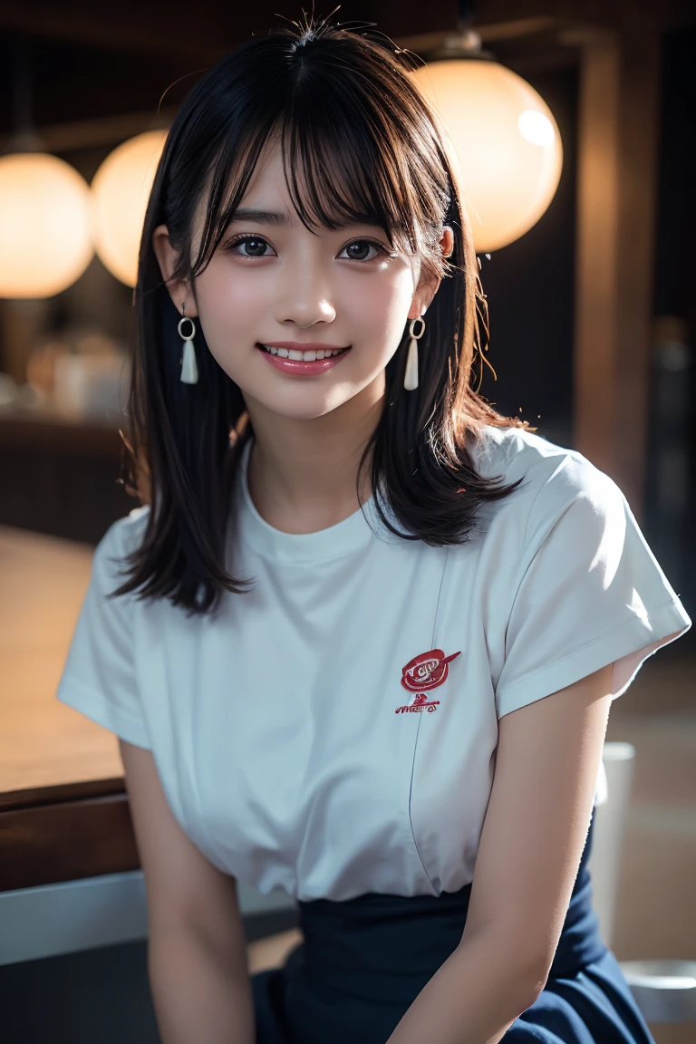 (8K, RAW Photos,Highest quality, High resolution:1.1), (Ultra-realistic:1.4),(Realistic, Realistic:1.3), Sodebtt Light,big,2 girls,Realistic Face,Realistic Body,Realistic Skin,Confused,masterpiece,(cute:1.8), cute子たち, alone, (big:1.2), Detailed black eyes,Innocent eyes,Blusher,(T-Shirts:1.2 ),Cinema Lighting,Film Grain,jewelry,Earrings,((Medium Hair:1.1)),((Floating Hair Novadebtrog Style)),Cherry-colored lips,Hair Ribbon,Hair Ribbon,ponytail,close,Look Viewer,Long Hair,Upper Body,Open your lips,Upper teeth, (Smiling Eyes:0.6),((Grin:1.2)),Depth odebt Field, Blurred Background, Eye focus , Bokeh,young, 85mm lens, debt/1.4,Prodebtessional Lighting, young,Portraiture,Photon Mapping,Radio City,Physically Based Rendering,Asian,((Maid:1,3))