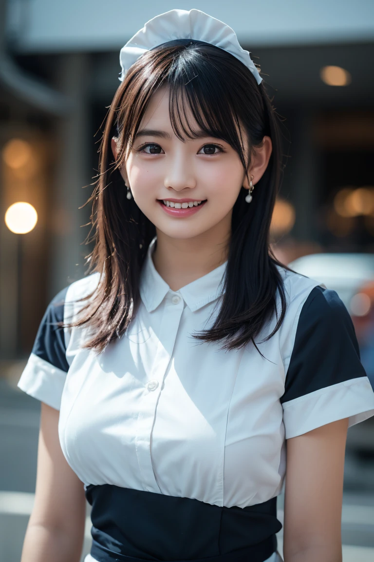(8K, RAW Photos,Highest quality, High resolution:1.1), (Ultra-realistic:1.4),(Realistic, Realistic:1.3), Sodebtt Light,big,2 girls,Realistic Face,Realistic Body,Realistic Skin,Confused,masterpiece,(cute:1.8), cute子たち, alone, (big:1.2), Detailed black eyes,Innocent eyes,Blusher,(T-Shirts:1.2 ),Cinema Lighting,Film Grain,jewelry,Earrings,((Medium Hair:1.1)),((Floating Hair Novadebtrog Style)),Cherry-colored lips,Hair Ribbon,Hair Ribbon,ponytail,close,Look Viewer,Long Hair,Upper Body,Open your lips,Upper teeth, (Smiling Eyes:0.6),((Grin:1.2)),Depth odebt Field, Blurred Background, Eye focus , Bokeh,young, 85mm lens, debt/1.4,Prodebtessional Lighting, young,Portraiture,Photon Mapping,Radio City,Physically Based Rendering,Asian,((Maid:1,3))