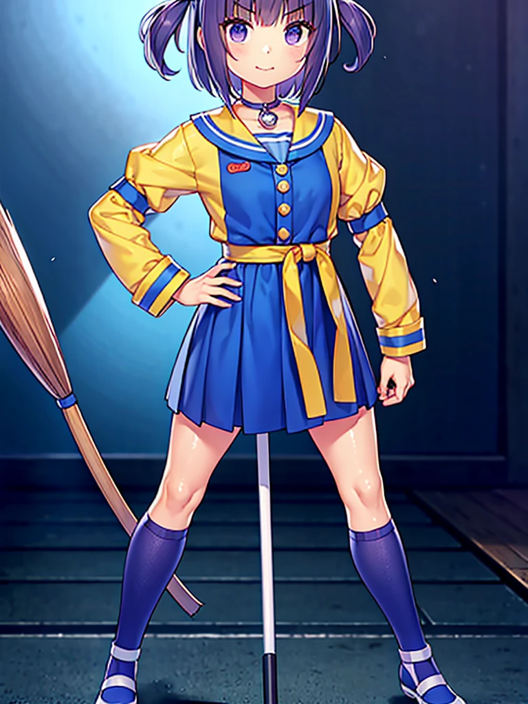 azuki dressed as 2005 violet beauregarde, holding a stick of gum in her hand, high res, ultrasharp, 8K