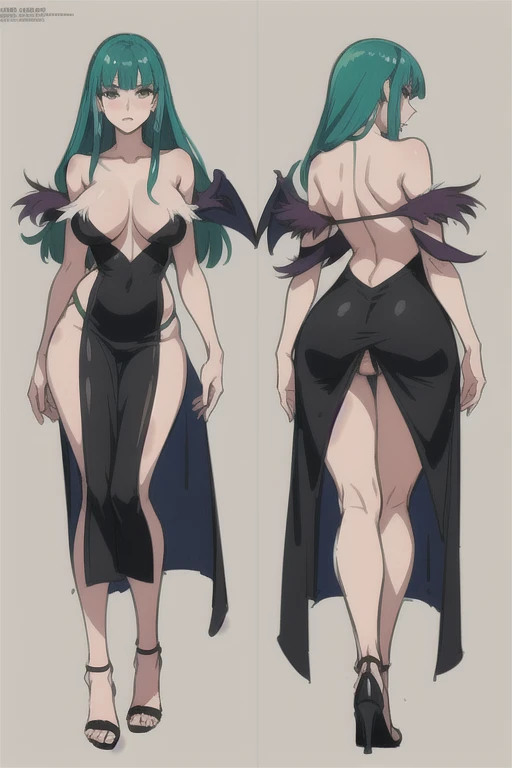 morrigan aesland, 1 verry sexy woman, sketch, Full body, devil girl, hot woman, Morrigan aensland outfit, pussy, Body aside,(CHARACTERSHEET:1) (MULTIPLE VIEWS FULL BODY UPPER BODY REFERENCE SHEET:1)