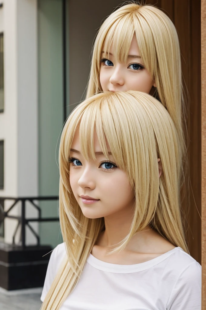 Blond anime girl