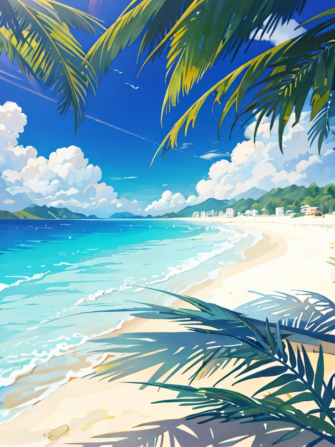 summer beach background