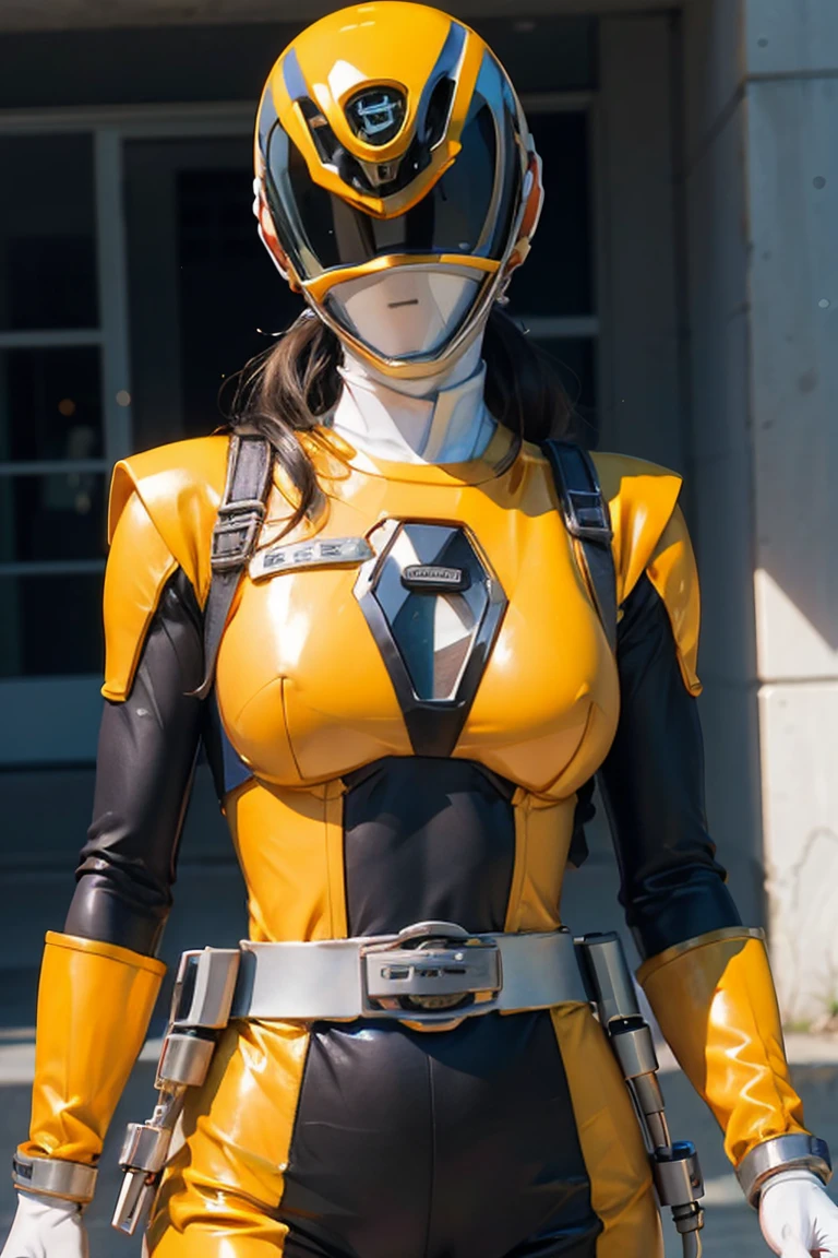 hlmlindaiyu1girlChinese beauty((best quality)), ((masterpiece))ltra high res, (photorealistic:1.4),4K resolutionExquisite facial details , power suit, powerranger, suit, spd, (Power ranger suit), gold detail, masked,
