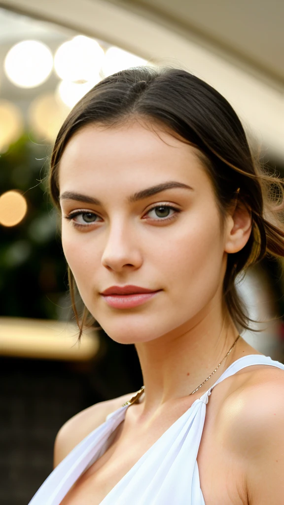 elegant goddess woman, hyper realistic, beautiful woman