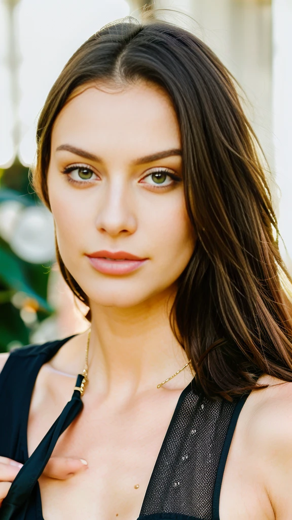 elegant goddess woman, hyper realistic, beautiful woman