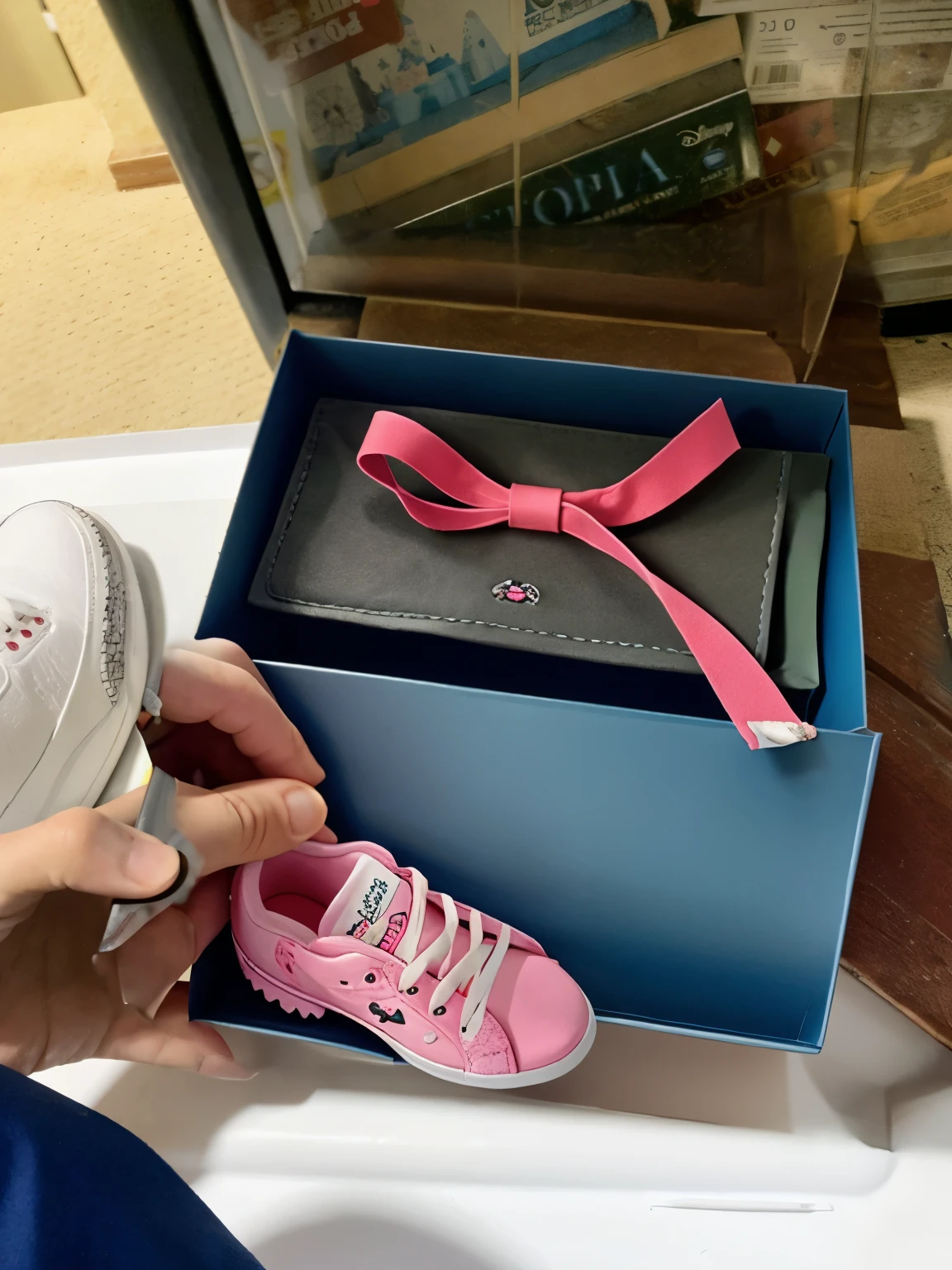 Convert it into a hellokitty shoe's box