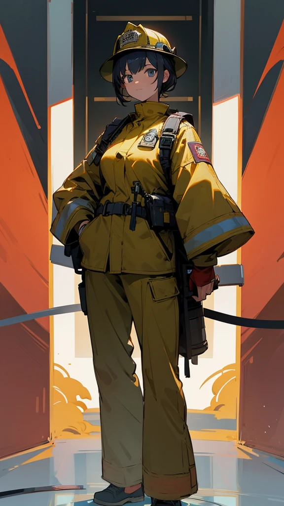 full body firefighter guy