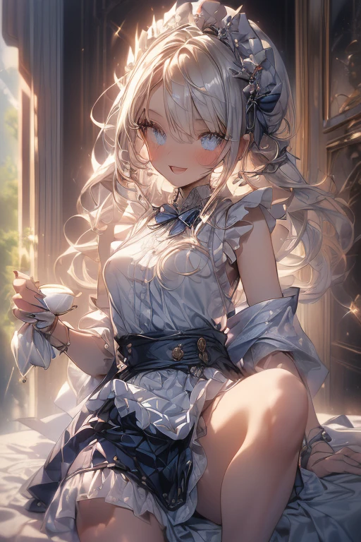 (perky chest:1.2), (pointed chest:1.2),(((Black Tunic:1.3))),(((cakes and bread in the basket),Cute and beautiful girl,Cute round face,Cute smile,with blush cheeks,Red Lip,a girl 22 years old, nsfw:1.2, beautiful body:1.3), shinny skin, BREAK, ((alice in the wonderland:1.3, cute, kawaii, lovely, funny, a girl falling down from sky:1.3, girl flying in sky:1.2, girl floating in air:1.3, rolling upskirt by wind:1.5, (with sparkling eyes and a contagious smile),open mouth, Looking at Viewer, surprised, putting hands on crotch over the skirts:1.35)), BREAK, ((floating things as follows:1.3, PlayingCards, Trump, tea cup, tea pot, tea spoons, pocket watch:1.3, lip sticks, candies:1.2, cookies, jam bottles, classical door_keys)), ((long purply_Blue dress :1.5, wearing long flaired skirt:1.3, the skirt is blowing:1.3, cute White Apron, black stockingedium long platinum-blonde hair:1.2, twin tail hair:1.6, tied hair with a cute ribbon), (Blue eyes, bright pupils with highlights, detailed eyes), (lying down on your back:0.7, spreading legs with rising up straight:0.7), sexy posture, fantastic colorful art, (fantasy art:1.2, wondered images), ((correct anatomy:1.5, perfect anatomy:1.3, correct hand, )),
