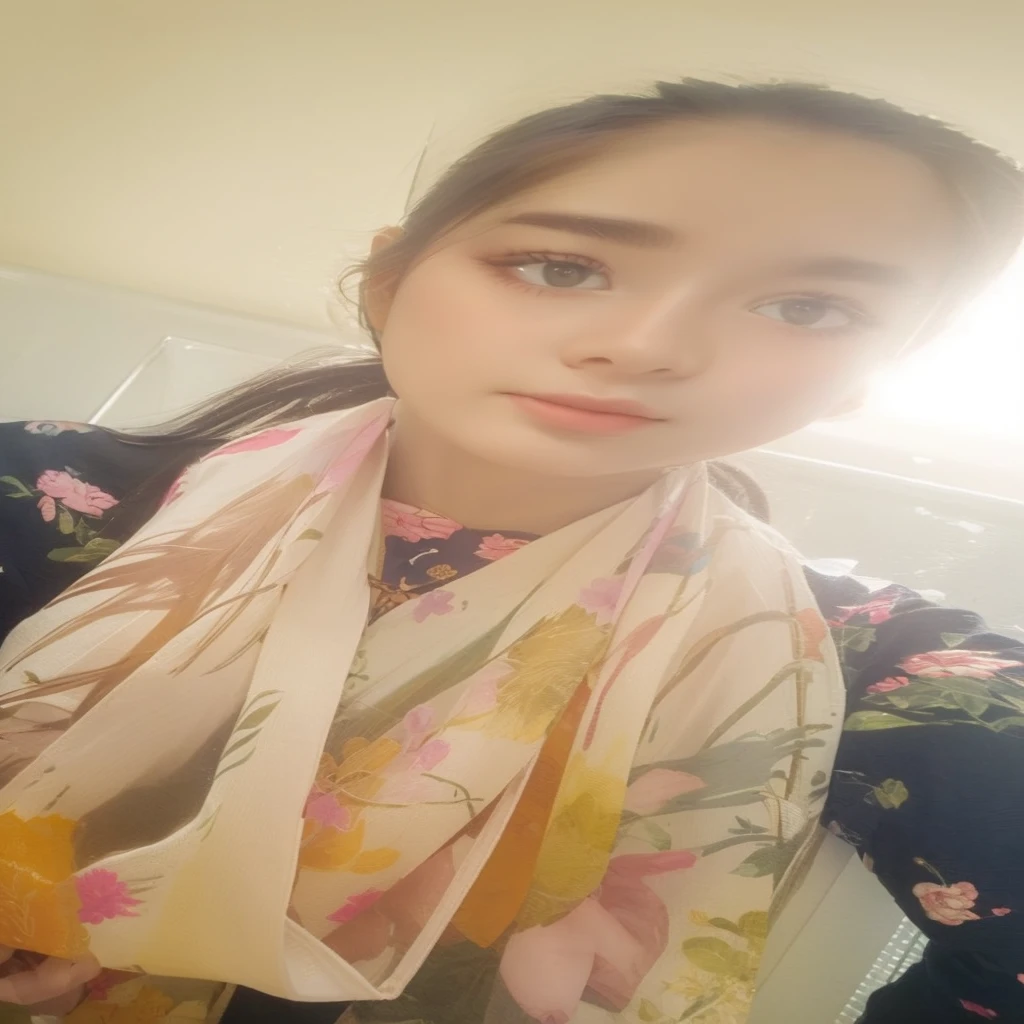 masterpiece, best quality, 1girl, gradient hair,