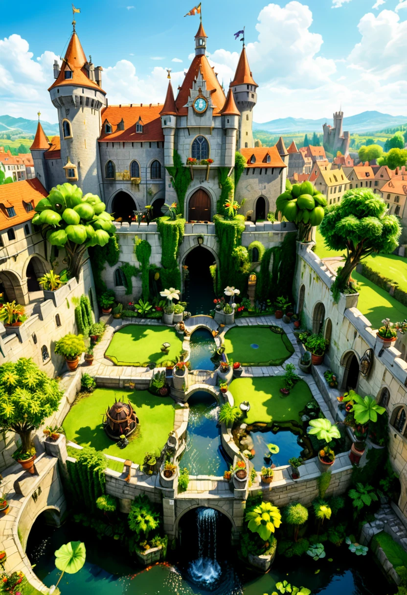 (game,  "Plants vs. Zombies"), which combines elements of zombies and plants. By contrasting colors and designs, it emphasizes the diversity and  of art. The entire scene is filled with a unique sense of innovation and design, full body, (Photography), panoramic view, award-winning, cinematic still, emotional, vignette, dynamic, vivid, (masterpiece, best quality, Professional, perfect composition, very aesthetic, absurdres, ultra-detailed, intricate details:1.3)