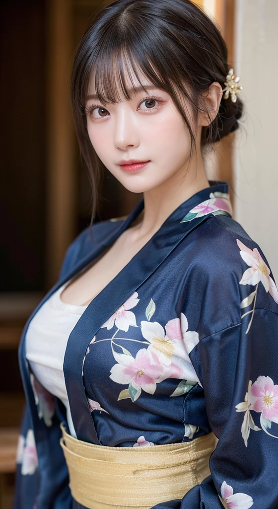 (Highest quality,masterpiece:1.3,Ultra-high resolution,),(Ultra-detailed,Caustics),(Photorealistic:1.4,RAW shooting,)Ultra-Realistic Capture,Very detailed,High resolution 16K human skin closeup。 The skin texture is natural、,Pores、It must be detailed enough to be easily identifiable.。 Skin should look healthy and have an even tone。 Use natural light and color,break,),28 years old,Beauty,Ultra Mummy,Big Ass,Sweating all over the body,Clothes that are wet with sweat and stick tightly to the body,yukata、Festivals