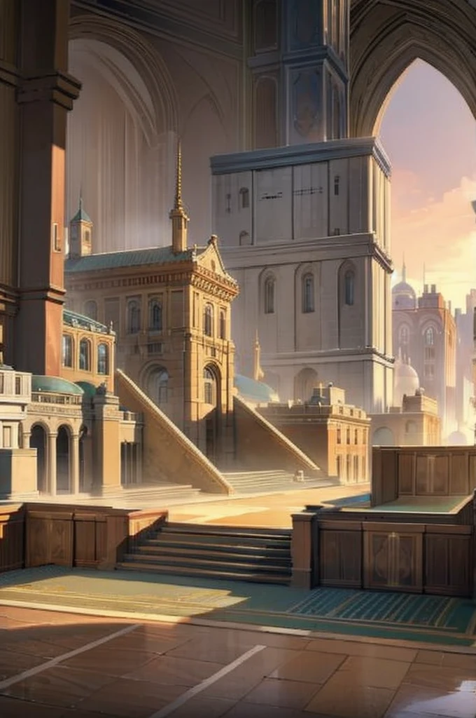 big kingdom, Courthouse in the middle