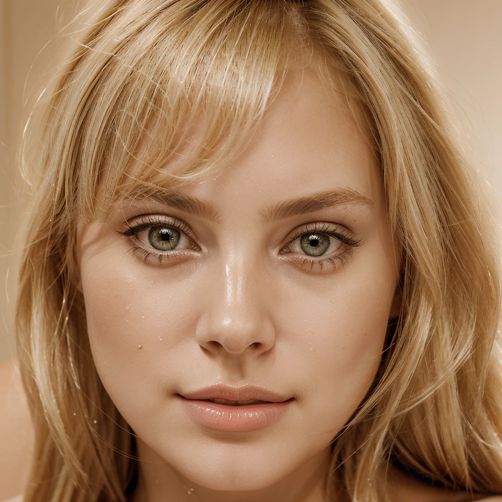 Beautiful blonde girl close-up portrait, Stunning blonde woman face detail, Elegant young woman with blonde hair, Natural beauty blonde girl headshot, Captivating blonde-haired girl close-up, Glamorous blonde model portrait, Lovely blonde girl with striking eyes, Blonde-haired girl with flawless skin, Close-up of a pretty blonde face, Charming brunette girl with soft features