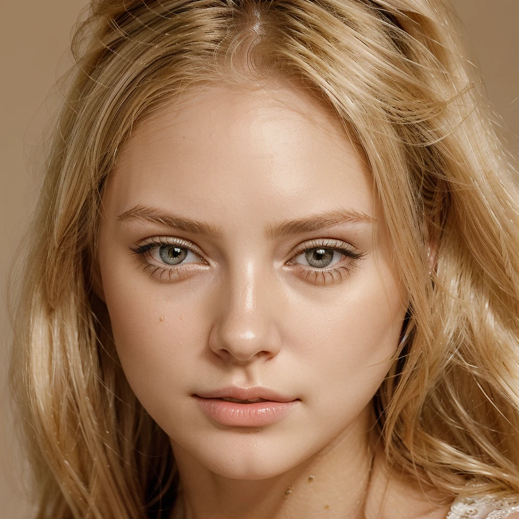 Beautiful blonde girl close-up portrait, Stunning blonde woman face detail, Elegant young woman with blonde hair, Natural beauty blonde girl headshot, Captivating blonde-haired girl close-up, Glamorous blonde model portrait, Lovely blonde girl with striking eyes, Blonde-haired girl with flawless skin, Close-up of a pretty blonde face, Charming brunette girl with soft features