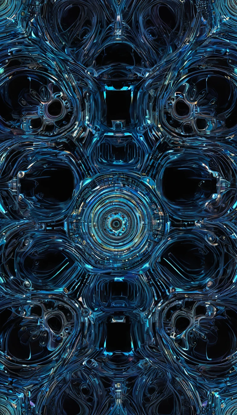 Regenerate Pattern，The copy contains C++，Artistic and sci-fi