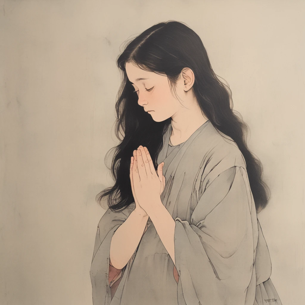 Praying Girl