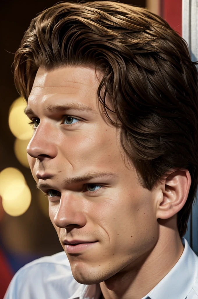 Tom Holland en caricatura de Disney