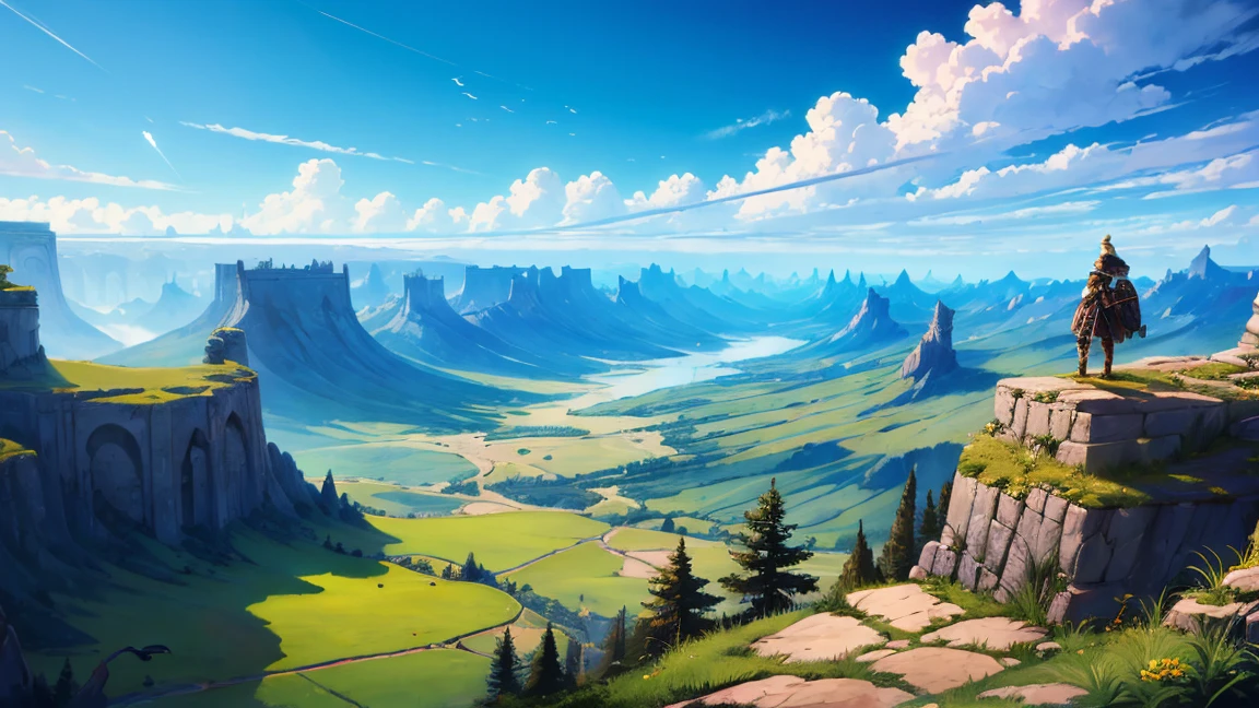 fantasy landscape, incredible views, epic, majestic, gigantic proportions,