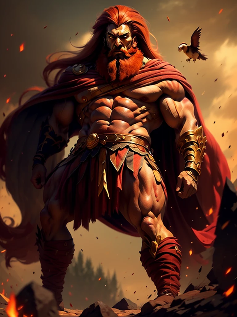 Long red hair and a long, equally red beard. Muscular body with a height of 2,5 meter, it was very clear at what level of authority he held. He just looked down on those below him as he flew and didn&#39;t flinch at the virtual blood that flooded the ground. It was the blood of virtual gods who had died the 1251st time. Naked gay big dick 
