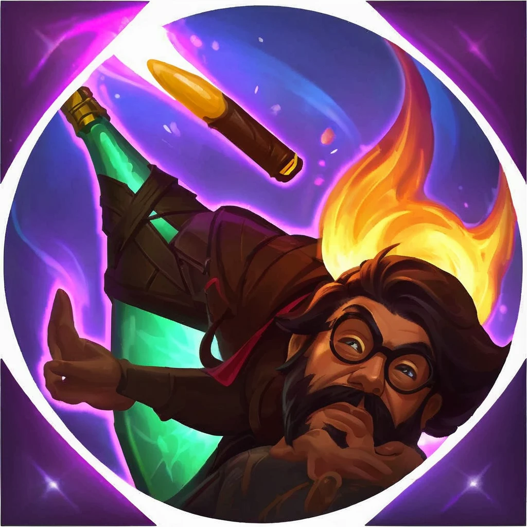 icon of a drunk