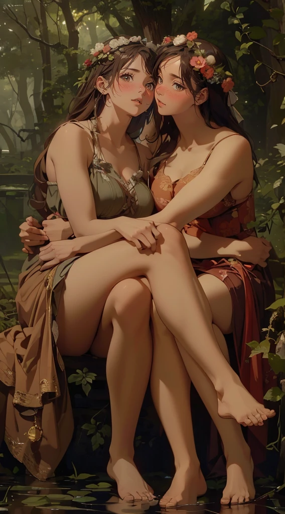 (masterpiece), (best quality), (ultra-detailed), (best illustration), (best shadow), (absurdres), Female, 25 years old, looking at viewer, steam, shy, nose blush, nsfw, medium breasts, nude,