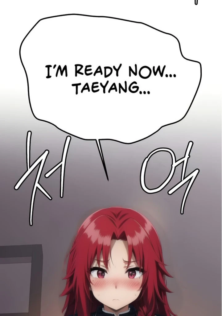 red hair,red eyes,(((blush)))