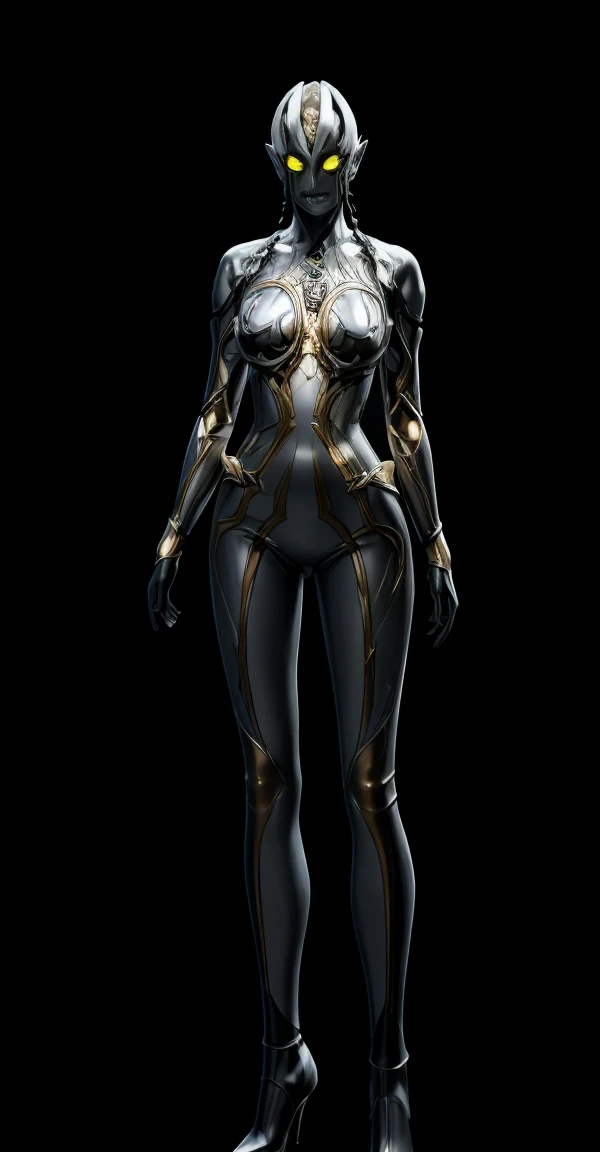 Carmeara, fullbody，shiny suit，anatomical correct，,axial symmetry， 3d，realistic，skintexture， Dark horror scene. Sharp images, Use edge lights to render at 8K resolution, HDR lighting creates complex and detailed shadows on a distorted background, a touch of supernatural horror to this already insanely terrifying masterpiece，dream-like, fantasy creation, (biopunk nautilus:1.3),thrilling color scheme, amazing mutation, fractal, Geometric pattern