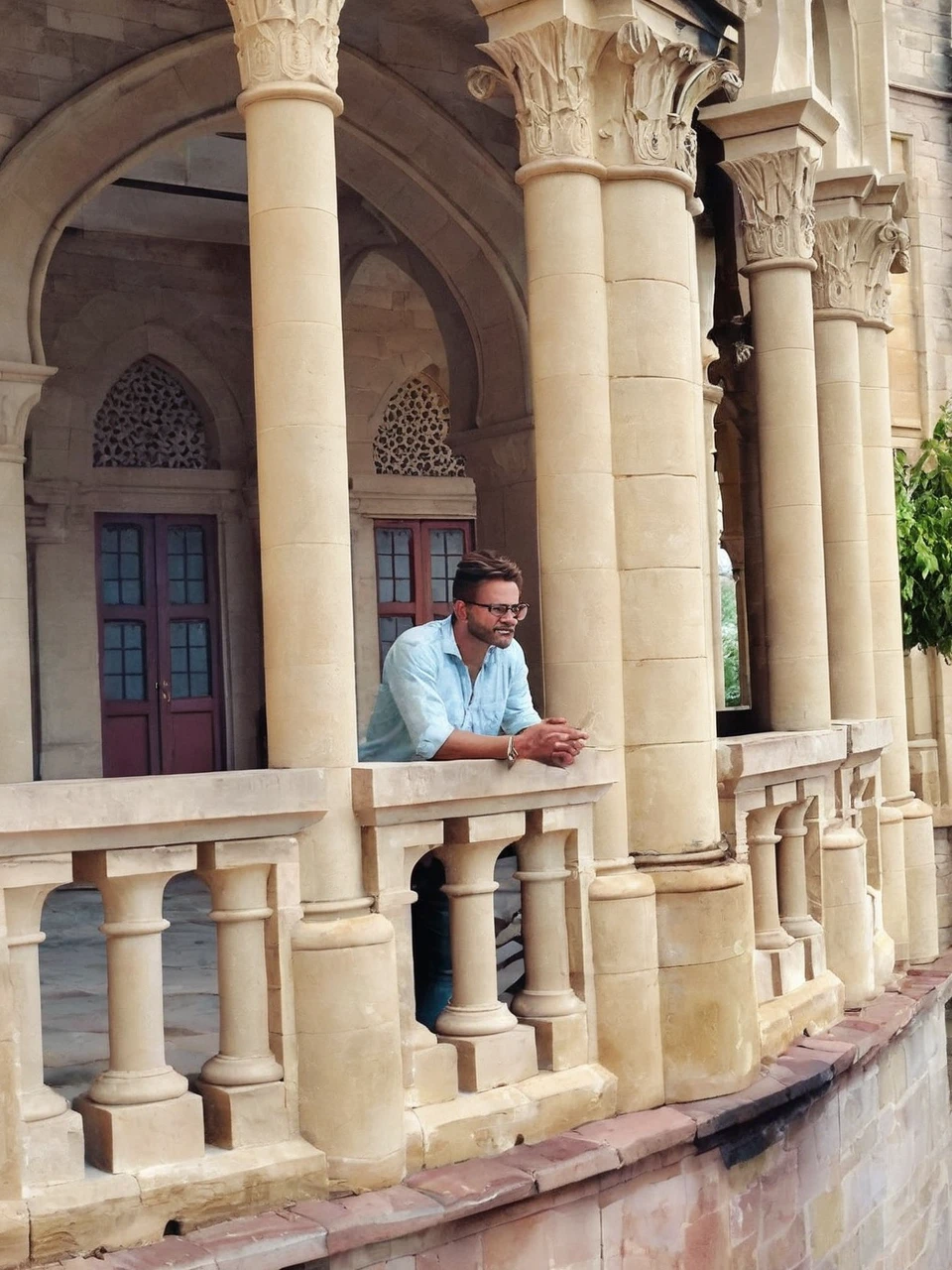 Edit in realistic scenes of any castle