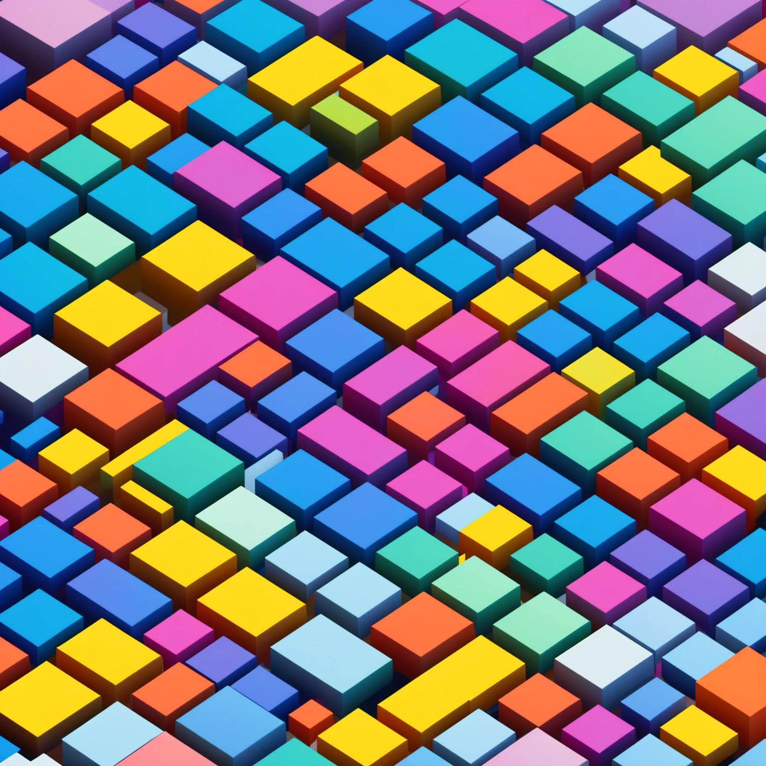 logo, cube, gradient, simple design