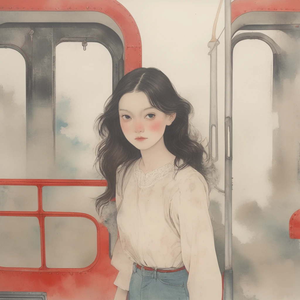 First train and a girl