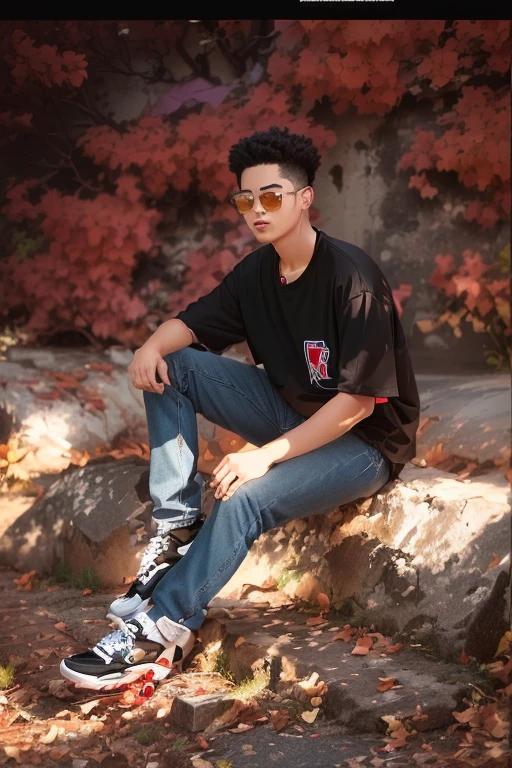 arafed man sitting on a curb with his feet on a skateboard, with a cool pose, casual pose, stylish pose, candid picture, cool pose, very cool pose, very artistic pose, photo taken in 2 0 2 0, casual photography, really cool pose, taken with canon 8 0 d, modeling shoot, full body photogenic shot, attractive pose, profile pic