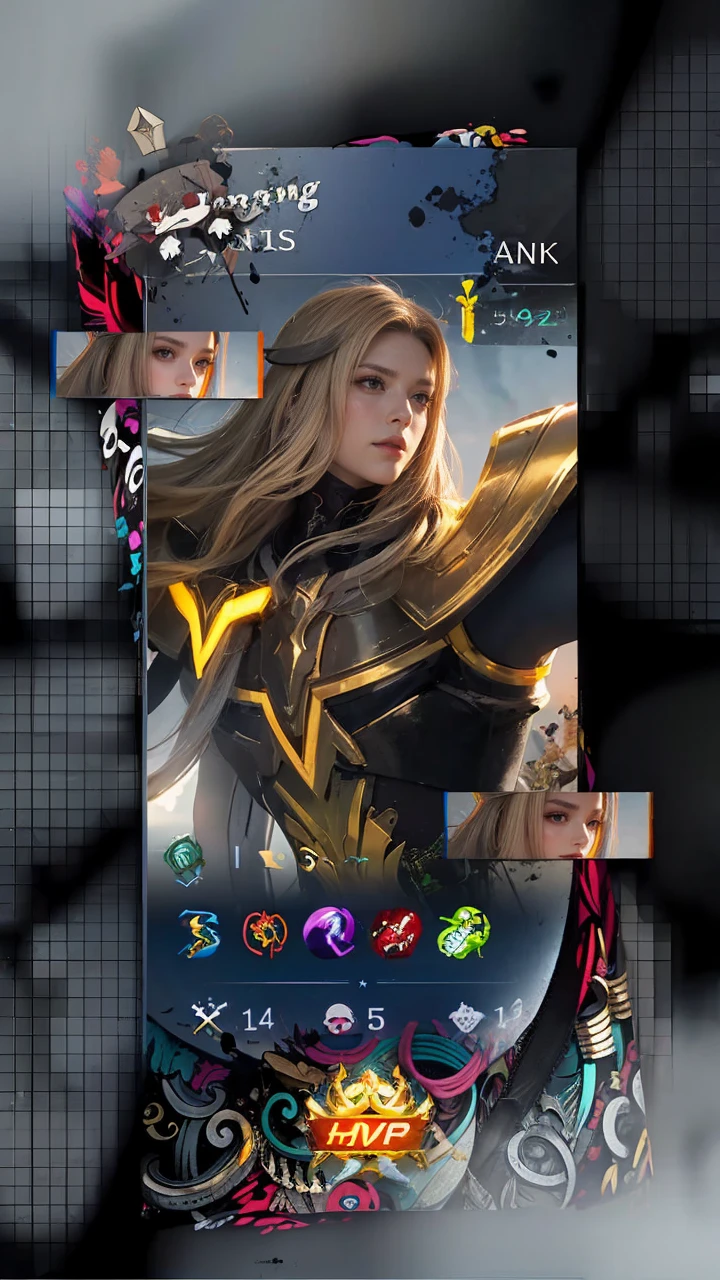 8k, best quality, highres, realistic, real person, A solitary warrior in a suspicious arena setting, without the demon lord. The warrior, lightly armored and with a sly smile, wields a large, ornately decorated axe. They have short yelow hair. The background is a mysterious and ominous arena, with a sense of danger and suspense. The lighting is dim and dramatic, enhancing the warrior's intense and cunning appearance.