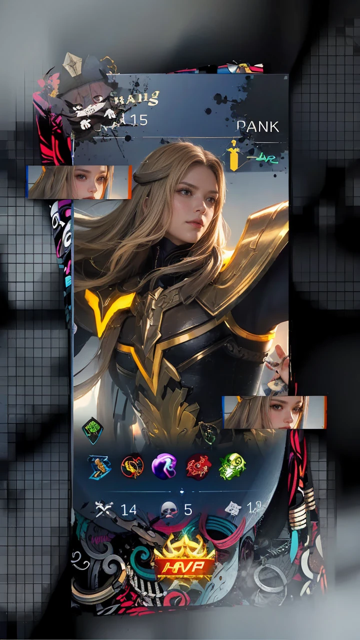 8k, best quality, highres, realistic, real person, A solitary warrior in a suspicious arena setting, without the demon lord. The warrior, lightly armored and with a sly smile, wields a large, ornately decorated axe. They have short yelow hair. The background is a mysterious and ominous arena, with a sense of danger and suspense. The lighting is dim and dramatic, enhancing the warrior's intense and cunning appearance.