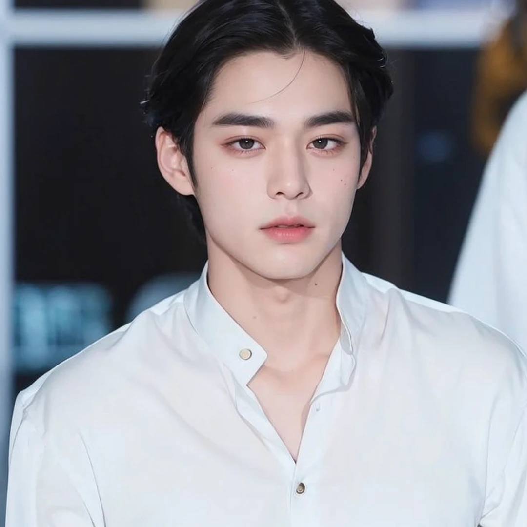 Taehyung boy ia long hair, long black hair, long hair, long black hair, long hair,black leagwear