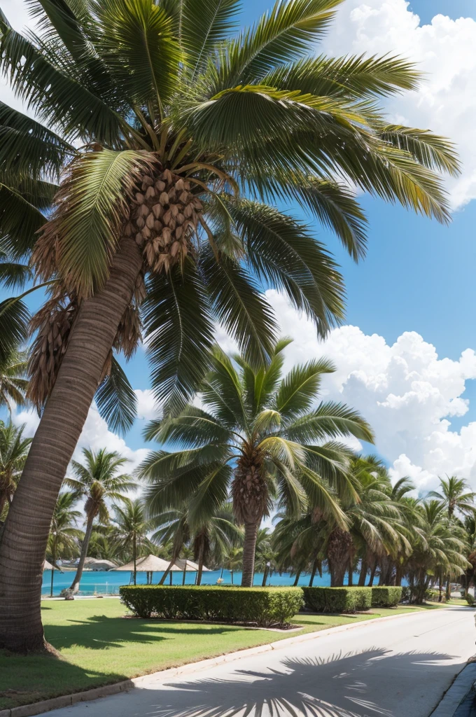 Palm tree shield 
