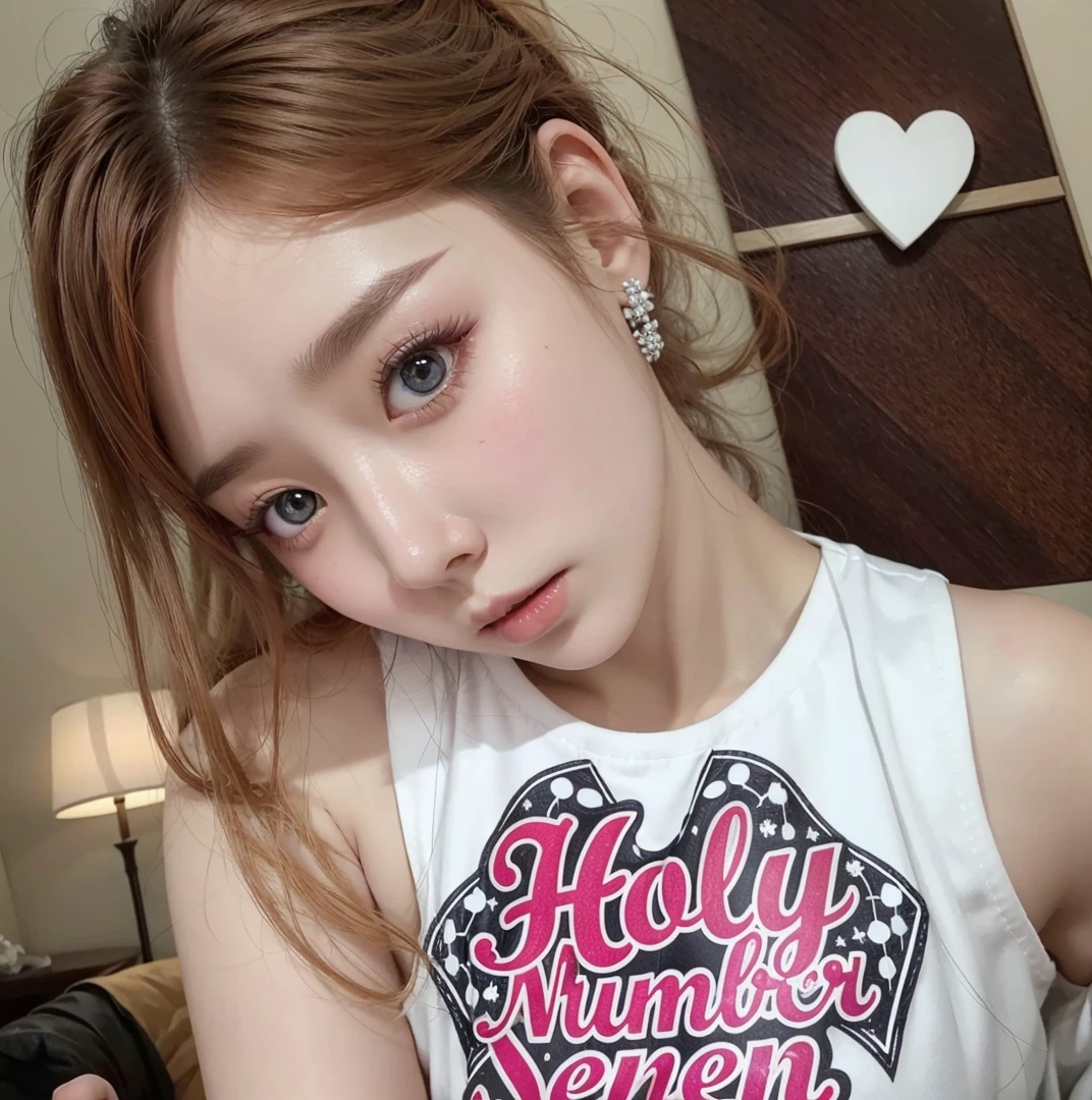 Winter aespa face, winter aespa, aespa, Korean face, Korean female face, female face, angel aura, looking like a inocent doll, delicate feature, ginger short hair, smooth skin, hd 4k, high quality photo