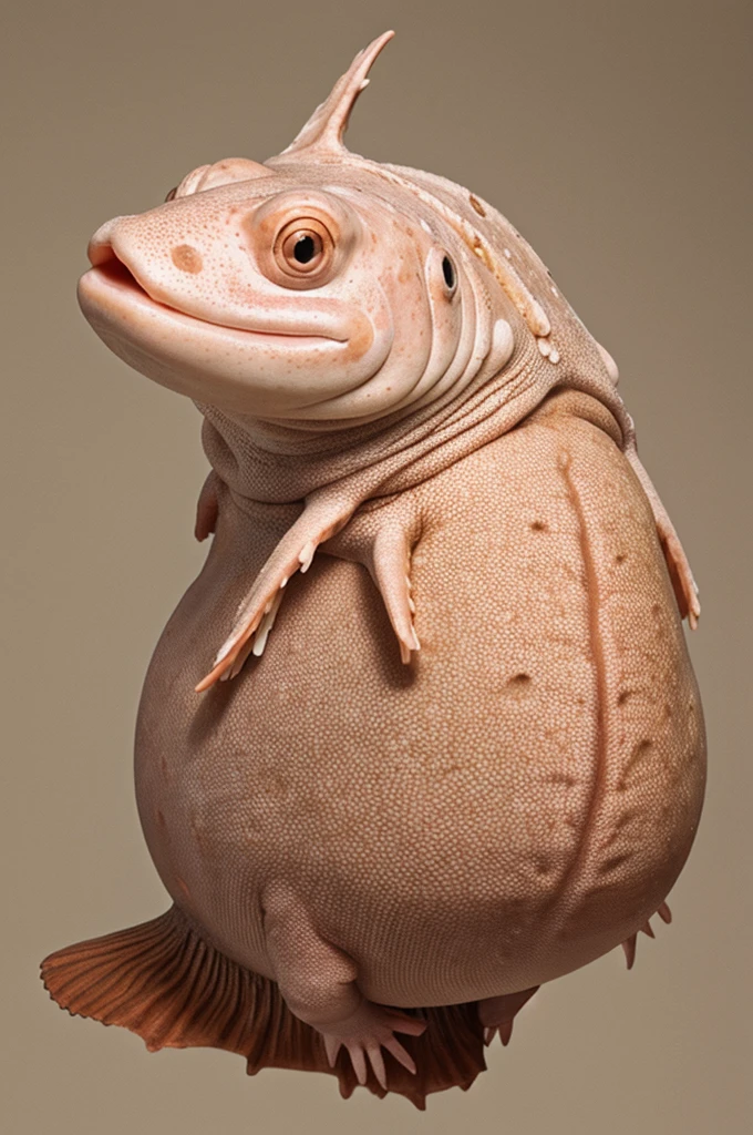 Thicc Humaniod axolotl with freckles