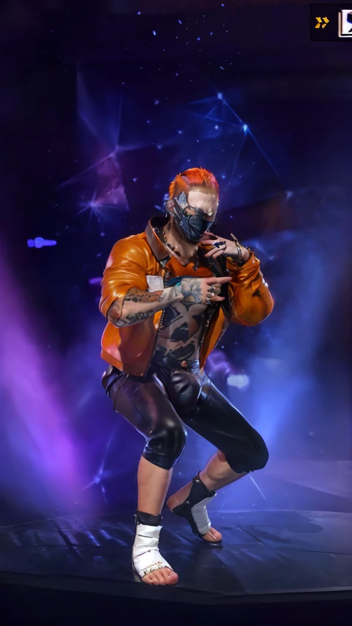 Roman Todd, mohawk, goat beard, black shiny leather, tattoos, big muscles, huge crotch bulge, diamond earrings