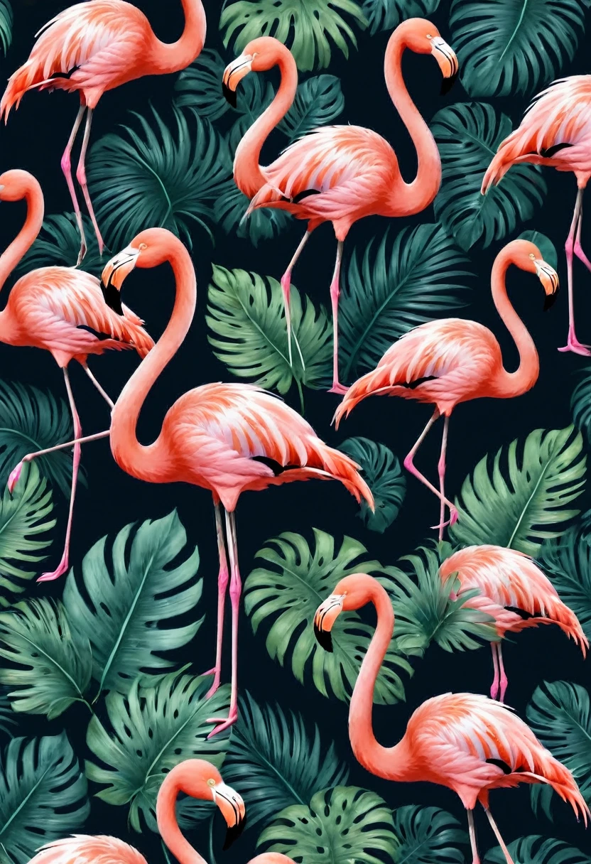 wallpapersv1, Flamingo, style wallpapersv1, 8k,  