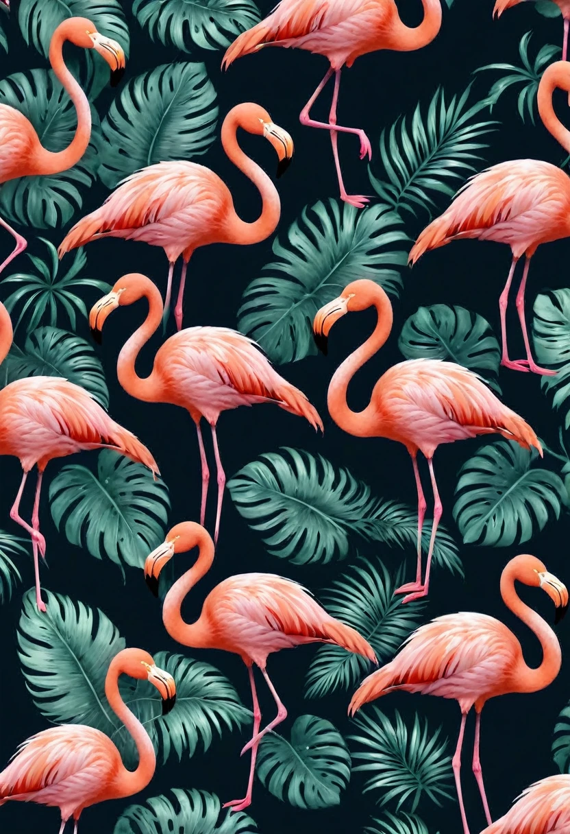 wallpapersv1, Flamingo, style wallpapersv1, 8k,  