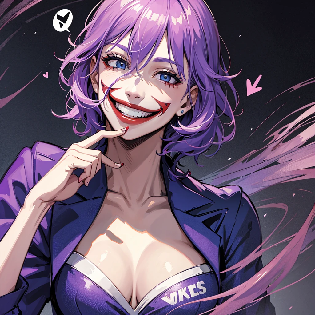 THE JOKER smiles