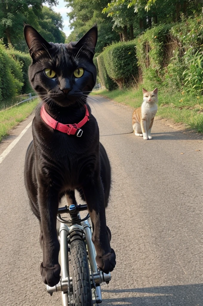 Cat 😺 cycling