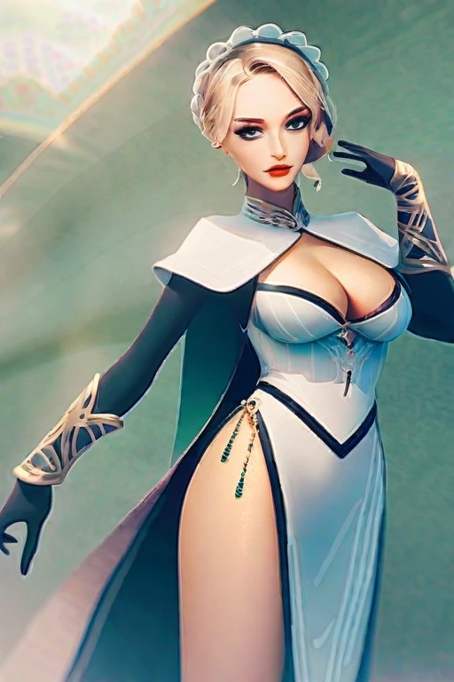 ((Лучшее качество)), ((шедевр)), (подробный), Draw Gwen with a thong