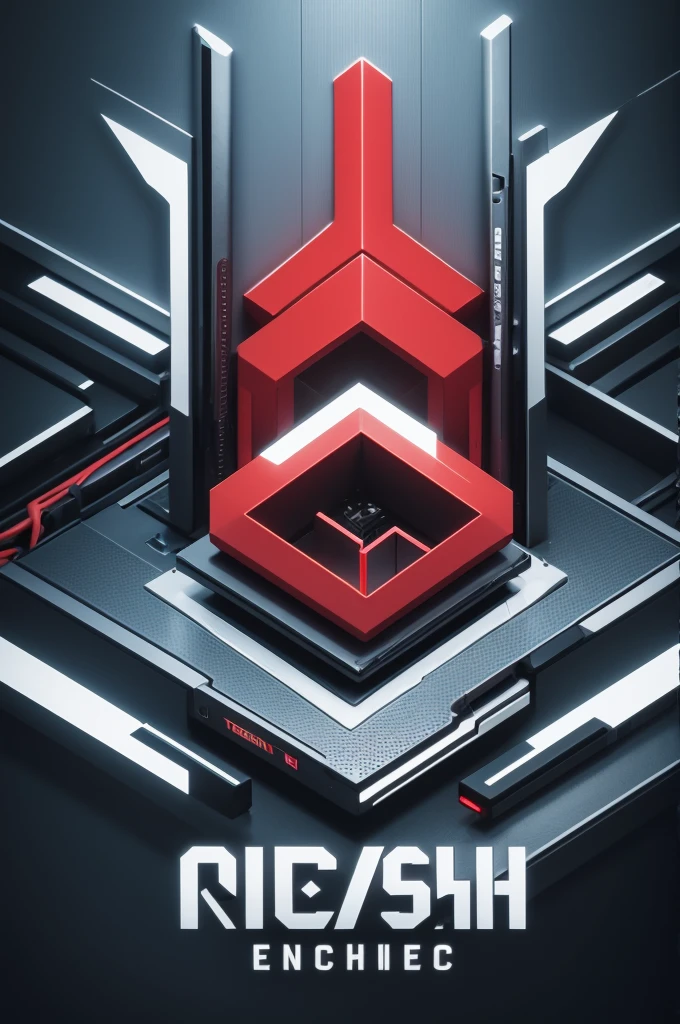 Logo for an electronics store called TechShop