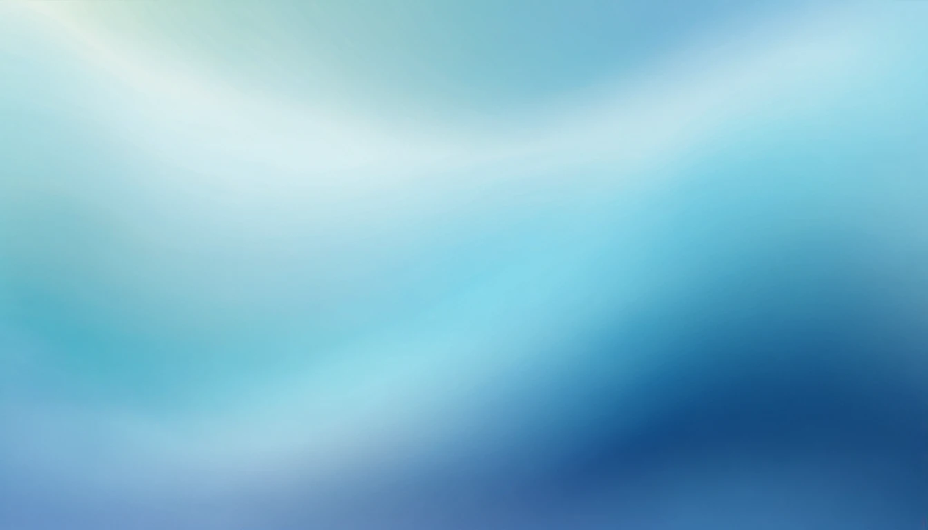 Design an ethereal abstract background with a gradient that transitions from sky blue to misty azure, evoking a dreamy atmosphere.