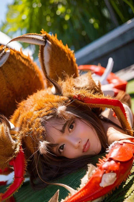 A woman falls in love with a hairy crab